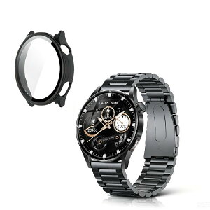 �yYLPINGAA�z For FOSMET QS40 �P�[�X �ی�t�B���� �P�[�X PC+�����K���X�t �J�o�[ ��̌^ �S�ʕی� �����ȒP �����ߗ� �w��h�~ �����K���X �ی�t�B���� �t�F�C�X�J�o�[�Z�b�g �i�u���b�N�j