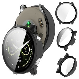 For GARMIN Venu 4 41mm �p �P�[�X PC�f�ށ{�����K���X�t�B���� ��̌^ �y�� ���^ ��U�h�~ �ی�J�o�[ �ϏՌ� �����ߗ� ���h�~ �S�ʕی� �X�}�[�g�E�H�b�` �K�[�~�� venu 4 41mm �ی�P�[�X�i�u���b�N