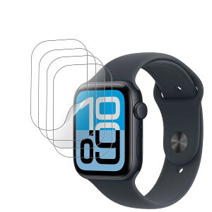 �y2025�N�V�o��zApple Watch SE 3 44mm �ی�t�B���� �yBAOLINTX�zTPU�� �S�ʕی� ������ �w��h�~�����x �����ȒP 24���ԓ��C�A�������� ���˒ጸ �����ߗ� Apple Watch SE 3 44mm�t�B���� �y4���Z�b�g�z