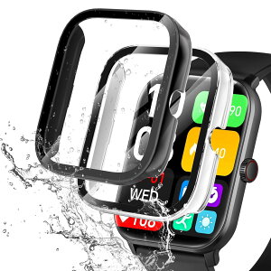 (2��) YCJDP ��̌^�P�[�X for HOIBAI/Segick/Vialove KW105-G01 �X�}�[�g�E�H�b�` 1.9�C���` PC+�����K���X�t�B������̌^�P�[�X �S�ʕی� ���o���Ղ� �����h�~ �Ռ��z�� �h�� �h�o �C�菝�h�~ HD������