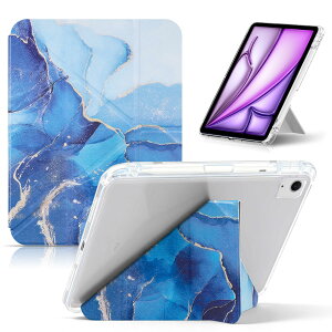 CeiLarv iPad Air 11�C���` M4 2026/M3 2025/M2 / Air ��5/4���� �P�[�X �p - (�}�[�u���u���[)