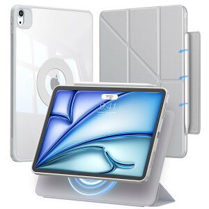 iPad Air 13�C���` �P�[�X M4/M3/M2�Ή��i2026/2025/2024�jiPad Pro 12.9�C���` ��p�J�o�[ ��6/5/4����i2022/2021/2020�j���C��&���E�� �܂�X�^���h�P�[�X �Ռ��ی� ���u���c�u�p�x�����\ �O�p�`�̍\�� ��