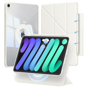 iPad mini7 �P�[�X (A17 Pro�A2024) iPad mini ��7/6���� �P�[�X �܂肽���݃X�^���h ���O���\�}�O�l�b�g�J�o�[ �c�u��/���u���X�^���h Pencil Pro/USB-C �Ή� �ϏՌ� �ϗ����ی�