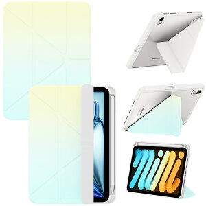 �y360°�S���ʕی�E���y�ʁziPad mini7 (A17 Pro�E 2024) / iPad mini6 (8.3 2021) �P�[�X