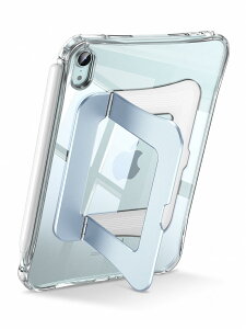 SANDUODD iPad mini A17 Pro �P�[�X�i2024�j iPad mini ��7���� �P�[�X iPad mini ��6����i2021�j �Ή� �N���A �q�󋉃A���~�X�^���h ���i�K�p�x���� �ϏՌ� �G�A�N�b�V���� Apple Pencil Pro�EUSB-C�Ή� �y�� ���^