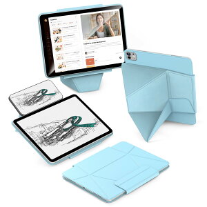 LUTSIDUTA iPad Pro 11�C���` �p �P�[�X M5/M4�i2025/2024�j�Ή� �c���X�^���h ���̓}�O�l�b�g �y�����[ PU���U�[