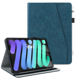 QANKISIS �p�� iPad Mini7 �P�[�X (A17 Pro, 2024, ��7����) iPad mini6 �P�[�X (2021, ��6����) �蒠�^ 8.3 �C���` ����PU���U�[ ipad��6����J�o�[ MiniA17 Pro�J�o�[ �J�[�h���[&�y���z���_�[�t�� ��i�K�p�x����