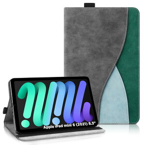Succtopy iPad Mini7 �P�[�X A17 Pro ��7���� �Ή� 8.3�C���` iPad mini6 �P�[�X ��6���� ��p �X�}�[�g�P�[�X Apple Pencil ���[�\ PU���U�[ �X�^���h�@�\ �}���`�|�P�b�g �J�[�h���[ -�_�[�N�O���[