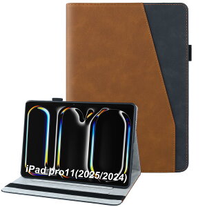 QANKISIS �p�� iPad Pro 11�C���` �P�[�X (M5/M4�A2025/2024) �P�[�X �蒠�^ ����PU���U�[�J�[�h���[&�y���z���_�[�t�� ��i�K�p�x���� �����X���[�v �E�F�C�N �S�ʕی� �Ռ��z�� �h�~�h�� �����h�~ �i