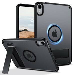 VENINGO iPad mini7 �P�[�X (A17 Pro 2024 ��7����) iPad mini6 �P�[�X (2021 ��6����) �c���X�^���h �}�O�l�b�g �ϏՌ� ������ ���ϖh�~ �w��h�~ MagSafe�Ή� �}�O�l�b�g���� ���^ �}�b�g�d�グ ��̊� ���E