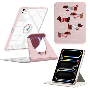 ShinKin �ی�P�[�X iPad Pro 11 �C���` (M5) 2025 / iPad Pro 11 �C���` (M4) 2024 �Ή� 360�x��] �����^ ���O���\�� �}�O�l�b�g�J�o�[ TPU�f�� +PC���� �P�[�X ���΋z�� �y�����[ �蒠�^ �ϏՌ� �y�� ��