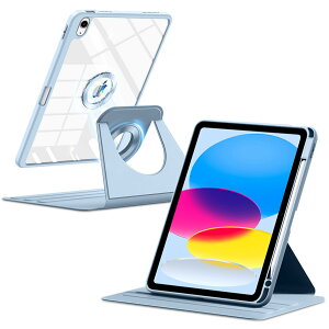ShinKin �ی�P�[�X iPad 11�C���` (A16) ��11���� 2025 / iPad 10.9�C���` ��10���� 2022 �Ή� 360�x��] �����^ ���O���\�� �}�O�l�b�g�J�o�[ TPU�f�� +PC���� �P�[�X ���΋z�� �y�����[ �蒠�^ �ϏՌ�