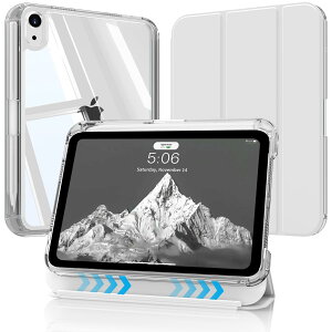 SQBEBS iPad Mini7 �P�[�X ������ (A17 Pro 2024) iPad Mini6 �P�[�X 2021 8.3�C���` ��7/6���� ���� �w�� ���E�� �J�o�[ �y���V���z���_�[�t�� �O�܂�X�^���h Touch ID�� �I�[�g�X���[�v �@�\�Ή� ���X����