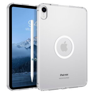 Telaso iPad Mini 7 �P�[�X(A17 Pro 2024 ��7����) iPad Mini 6 �P�[�X 2021 8.3�C���` ��7 6���� MagSafe�Ή� �����o�b�N�}�O�l�b�g���� �J�o�[ �ϏՌ� ���ϖh�~ �y�� ���^ �����h�~ ��̊� TPU PC �w��h�~ �N