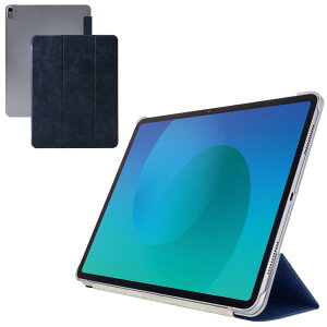 �G���R�� iPad Air 13�C���` (M4/M3/M2) 2026/2025/2024�N �P�[�X �w�ʃN���A �ς�����2�̃X�^���h�p�x �X���[�v���[�h�Ή� ���≘�ꂪ�t���ɂ����\�t�g���U�[ �l�C�r�[ TB-A25XWVNV