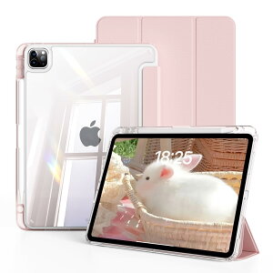 JKSML iPad Pro 12.9 �C���` ��6/5/4���� (2022/2021/2020) �AiPad Air 13�C���` �P�[�X 2025/2024 �P�[�X �y���V���z���_�[�t�� �I�[�g�X���[�v/�E�F�C�N�@�\ ��Pencil�[�d�Ή� ���^ �ϏՌ� �O�܂�X�^���h �^