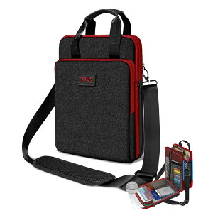 ZINZ �m�[�g�p�\�R���V�����_�[�o�b�O 12.3-13�C���` �P�[�X�X���[�u�A�M�d�i�|�P�b�g�t���g���\�n���h�o�b�O�AMacBook Neo/Air/Pro 13�AiPad 12.9/13/11�Ή��A�������ϏՌ�,�u���b�N���C��