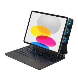 �}�W�b�N�L�[�{�[�h BETTDOW 2025 iPad A16 11�C���`&2022 iPad��10���� 10.9�C���`�Ή��X�}�[�g�L�[�{�[�h �A�C�p�b�h 10����/11����ʗp �g���b�N�p�b�h�t�� 7�F�o�b�N���C�g�t�� ���C�z���P�[�X ���{