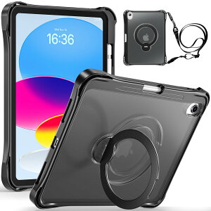 PboyiqiS For iPad Pro 11 2025 M5 �P�[�X,iPad Pro 11 2024 M4 �P�[�X �����w�� 360°��]�����O�X�^���h�t�� �V�����_�[�X�g���b�v���� Pencil���[ �ϏՌ��l���ی� �q�����������h�~�^�u���b�g�J�o�[ (�u��