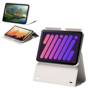 �G���R�� iPad mini7(A17 Pro 2024�N) mini6 ��6���� �P�[�X ���i�K�������� �I�[�g�X���[�v/�I�[�g�E�F�C�N �\�t�g���U�[ �N���[�W�� TB-A24SWVH2GB