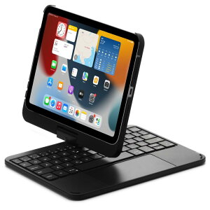 360�x��] 2024 iPad mini A17 Pro �L�[�{�[�h iPad Mini ��6���� �L�[�{�[�h�P�[�X �^�b�`�p�b�h �o�b�N���C�g�t�� �܂肽���� iPad mini6 mini7 �L�[�{�[�h �J�o�[ ��̌^ �g���b�N�p�b�h�t��,�u���b�N