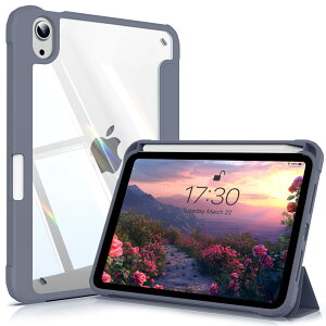 SQBEBS iPad Mini7 �P�[�X (A17 Pro 2024) / iPad Mini6 �P�[�X 2021 8.3�C���` ��7/6���� �����o�b�N�J�o�[ Apple Pencil ���[�\ �O�܂�X�^���h Touch ID�ƃI�[�g�X���[�v�@�\�Ή� �y�� ���^ �����h�~ PU��