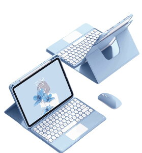 �Ƃ̌݊������� iPad A16 ��11���� 11�C���`/iPad ��10 ����10.9�C���`�L�[�{�[�h�P�[�X �}�E�X�t���^�b�`�p�b�h���� 360�x��] ������ Bluetooth �L�[�{�[�h �ۂ��L�[ �c�u�� ���C�z�� ���O�� �w��