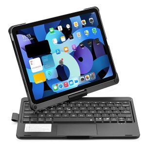 360°��] �L�[�{�[�h�P�[�X �Ή� iPad Air 11 �C���`(M4 2026/M3/M2)/iPad (11/10)����/Air 5/Air 4/Pro11�i��4/3/2 ����j�C�c�u���X�}�[�g ��̎� �^�b�`�p�b�h�t�� �o�b�N���C�g�L�[�{�[�h�C�u���b�N