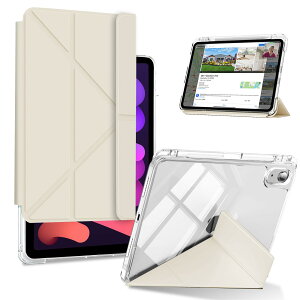 KeeFos �P�[�X iPad Mini 7(A17 Pro ��7���� 2024)/iPad Mini 6(A15 ��6���� 2021) 8.3�C���` �Ή� �ی�P�[�X A2993/A2995/A2567/A2568 ���� PC/TPU �ی�J�o�[ ���O���\ ���@�\�X�^���h ���u�� �c�u�� �y���g���C