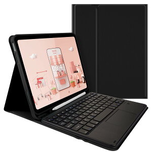LAMA iPad�L�[�{�[�h�P�[�X Air4���� 5���� (10.9�C���`)�AiPad Air M3 M2 ��6���� 11�C���`2024 iPad Pro ��4���� 3���� 2���� 2018 2020 2021 2022�ɓK�p �E���� ���p�x���� �u���b�N