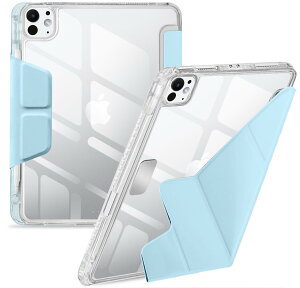 NISIILNG iPad Pro 13�C���` �P�[�X�iM5/M4�A2025/2024�j��p Y���� �O�܂� �X�^���h �c�u���E���u���Ή� �I�[�g�X���[�v/�E�F�C�N�@�\�Ή� �y�����[ �ϏՌ� ���� iPadPro 13 �^�u���b�g�J�o�[ (�A�C�X