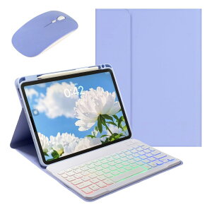 KMXDD �}�E�X�t�� iPad Pro 11�C���` M5/M4�p �o�b�N���C�g�L�[�{�[�h �P�[�X �J���t�� �A�C�p�b�h 2025/2024�N�^ iPadPro11 �p �L�[�{�[�h�P�[�X 7�F�o�b�N���C�g �}�O�l�b�g������,��+��