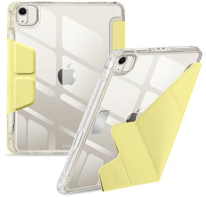 iPad Air 13�C���` �P�[�X (M4/M3/M2�A2026/2025/2024) iPad Pro 12.9 �P�[�X ��6/5/4/3����(2022/2021/2020/2018) �ʗp �I�[�g�X���[�v/�E�F�C�N�@�\�Ή� �y�����[ �ϏՌ� ���� �O�܂� Y���� �X�^���h iPadAir iPadPro