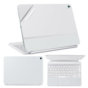 IMMOENUC �y2025�N���f���Ή��z11�C���` iPad Air M3 (A3266/A3267) �p magic keyboard �݊��V�[�� ���ϋv�r�j�[���f�� �C�A�h�~�݌v 3���Z�b�g ���O�J�b�g�ς� �L�[�{�[�h�ی�J�o�[�i�z���C�g�j