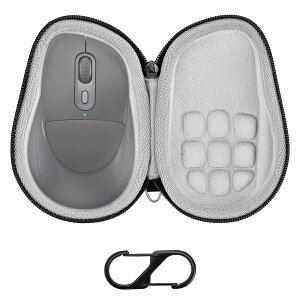 Geekria �n�[�h�V�F���g���x���P�[�X ���W�N�[�� Logicool Signature M850 L / M840 L�}�E�X�ɑΉ� �L�������O�o�b�O (�_�[�N�O���[)