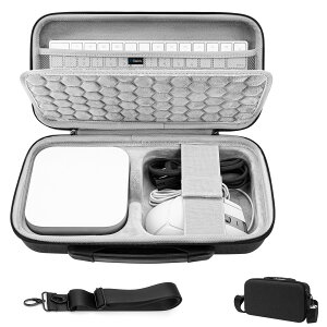 Geekria �f�X�N�g�b�v�R���s���[�^�[ �n�[�h�V�F���P�[�X �A�b�v�� Apple Apple 2026 Mac Mini M6 / 2024 Mac Mini M4 / M4 Pro�ɑΉ� �g���x���L�������O�o�b�O Magic�}�E�X/�g���b�N�p�b�h/���̃A�N�Z�T���[