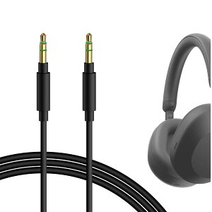 Geekria �P�[�u�� �݊��� �I�[�f�B�I�R�[�h �\�j�[ Sony WH-1000XM6 ULT Wear WH-1000XM5 WH-1000XM4 WH-XB910N WH-CH720N �w�b�h�z���P�[�u���A3.5mm �ɓK������ 1.2m