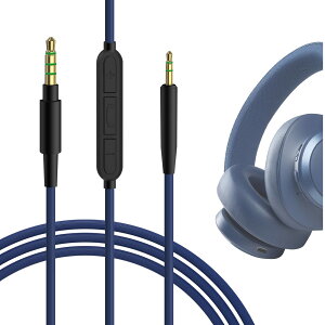 Geekria �P�[�u�� �݊��� �I�[�f�B�I�R�[�h �W�F�C�r�[�G�� JBL Tune 770NC 710BT, Live 660NC 650BTNC 500BT �w�b�h�z���P�[�u���A2.5mm �ɓK������C�����C���}�C�N�Ɖ��ʃR���g���[�� 1.2m