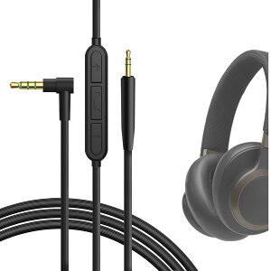 Geekria �I�[�f�B�I�P�[�u�� (�}�C�N�ƃ~���[�g�R���g���[���t��) JBL Tune 770NC/760NC/720BT�ALive 660NC/650BTNC/500BT/460NC�ATour One M2 �Ή��A3.5mm ���� 2.5mm �����p�X�e���I�R�[�h (4 �t�B�[�g / 1.2m)