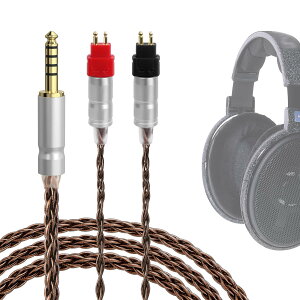 Geekria Apollo �A�b�v�O���[�h�I�[�f�B�I�P�[�u�� Sennheiser HD 600/HD 650/HD 660S2/HD 6XX �Ή� 4.4mm��2�s�� �����P�[�u���i1.5m/4.9ft�j