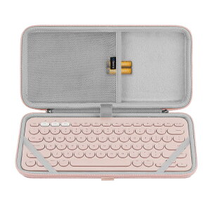 Geekria �L�[�{�[�h �L�������O�P�[�X�A���^�R���p�N�g�L�[�{�[�h�p�n�[�h�V�F���ی�g���x���o�b�O�A���W�N�[�� Logicool K380�A���W�N�[�� Logicool Pebble Keys 2 K380s �Ή� (�s���N)
