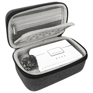 Geekria �N���G�C�^�[���߂̃}�C�N�P�[�X DJI Mic Mini Charging Case �ɑΉ� �n�[�h�V�F���}�C�N�L�������O�P�[�X �g���x���ی�o�b�O with Cable Storage (Dark Grey)