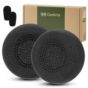 Geekria �C���[�p�b�hComfort�݊��� �p�b�h ���W�N�[�� Logitech ZoneWireless, Zone 900 Headset (Do Not Fit Zone Wired/Zone 750/Zone Wireless 2) �w�b�h�z���ɑΉ� �p�b�h �C���[/�C���[�J�b�v ���b�V���t�@�u���b�N/