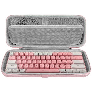 GEEKRIA 60% �R���p�N�g�L�[�{�[�h�P�[�X�A61 �L�[�R���s���[�^���J�j�J���L�[�{�[�h�p�n�[�h�V�F���g���x���L�������O�o�b�O�A�X�e�B�[���V���[�Y SteelSeries Apex Pro Mini/New Apex 9 Mini, HyperX Alloy