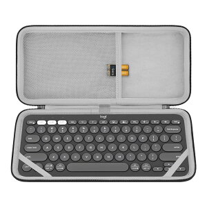 Geekria �L�[�{�[�h �L�������O�P�[�X�A���^�R���p�N�g�L�[�{�[�h�p�n�[�h�V�F���ی�g���x���o�b�O�A���W�N�[�� Logicool Pebble Keys 2 K380s/���W�N�[�� Logicool K380 �Ή� (�_�[�N�O���[)