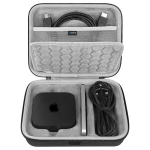 Geekria �n�[�h�V�F�� �g���x�� �L�������O�P�[�X�A�A�b�v�� Apple TV 4K 2024 �� 3 ����A2022 �� 3 ����A2021 �� 2 ����A Siri �����[�g�ɑΉ� (�_�[�N�O���[)