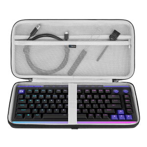 Geekria �L�[�{�[�h�n�[�h�V�F���P�[�X ���W�N�[�� Logicool G512 X 75, Alto Keys K75M, nuphy Kick75, Attack Shark ajazz AK820, Redragon K673, YUNZII B75�ƌ݊������� �g���x���L�������O�o�b�O (�_�[�N�O���[)