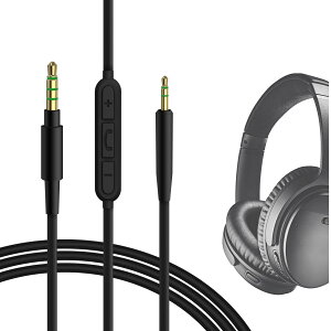 Geekria �P�[�u���݊��� �I�[�f�B�I�R�[�h �{�[�Y Bose QuietComfort SE, QuietComfort Ultra II, QC SE/45/35 II/35/25, ANC700, NC700 �w�b�h�z���P�[�u���A2.5mm �ɓK������ �C�����C���}�C�N�Ɖ��ʃR���g���[�� 1.2 m