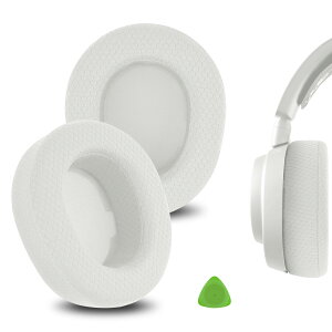 Geekria �C���[�p�b�h Comfort �݊��� �p�b�h �X�e�B�[���V���[�Y SteelSeries Arctis Nova Pro Wireless, Nova Elite �w�b�h�z���ɑΉ� �p�b�h �C���[/�C���[�J�b�v ���b�V���t�@�u���b�N (��)
