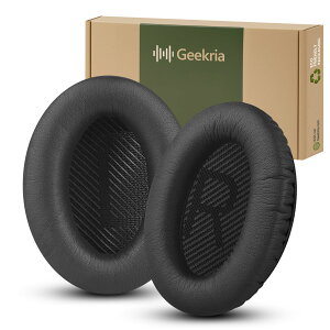 Geekria �C���[�p�b�h QuickFit �݊��� �p�b�h �{�[�Y Bose QC 45/ 35/ 35II/35IIGaming/ 25/15, AE 2/2i/2w, SoundTrue, SoundLink AE2, QCSE, New QuietComfort �w�b�h�z���ɑΉ� �p�b�h �C���[/�C���[�J�b�v (�v���e�C�����U
